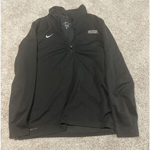 Nike Dri-Fit 1/4 Zip Pullover Colgate Raiders Black Men’s XL Athletic Jacket